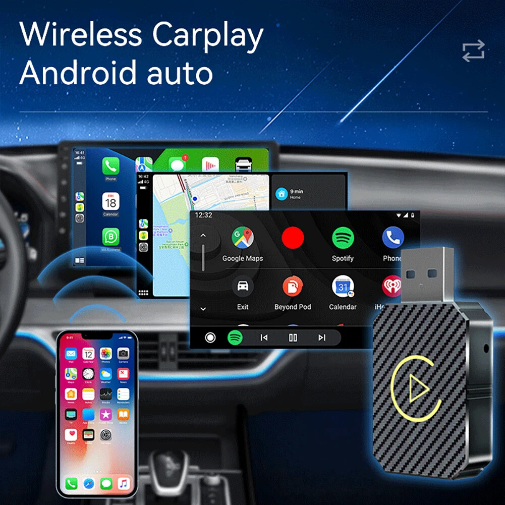 New Wireless USB CarPlay Adapter Wireless Carplay Dongle For iPhone Plug &Play