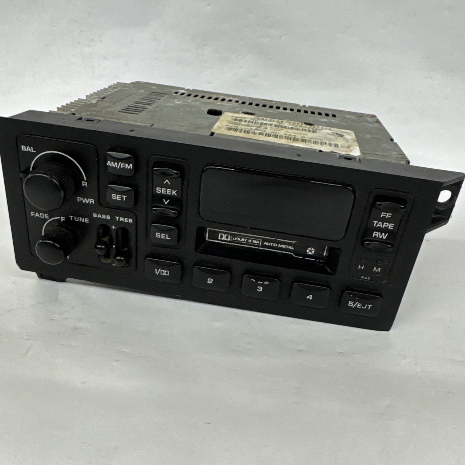 84-02 Chrysler Dodge Jeep OEM Cassette Player AM/FM Radio Part # P56038933AB
