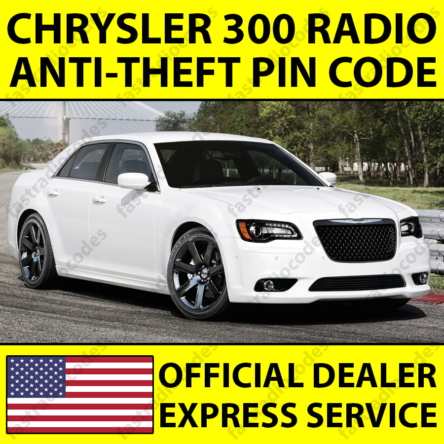 ✅CHRYSLER 300 CAR RADIO ANTI-THEFT UNLOCKING PIN CODE FOR ALL MODELS✅