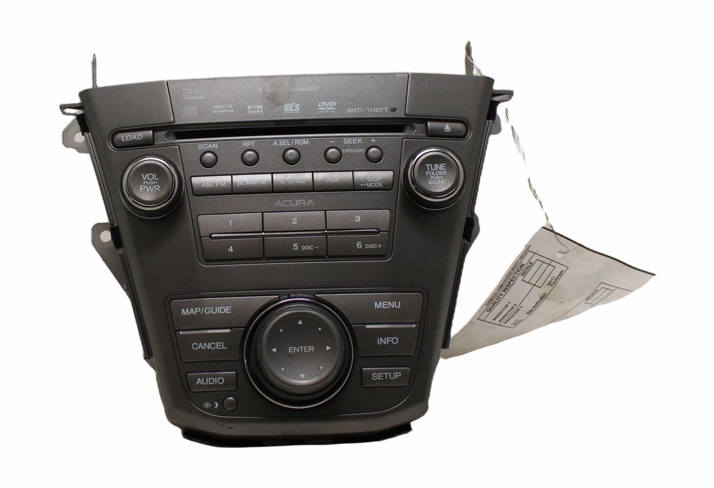 2007-2009 Acura MDX Radio Canada Market Tech VIN 5 Stereo Receiver OEM 1544109