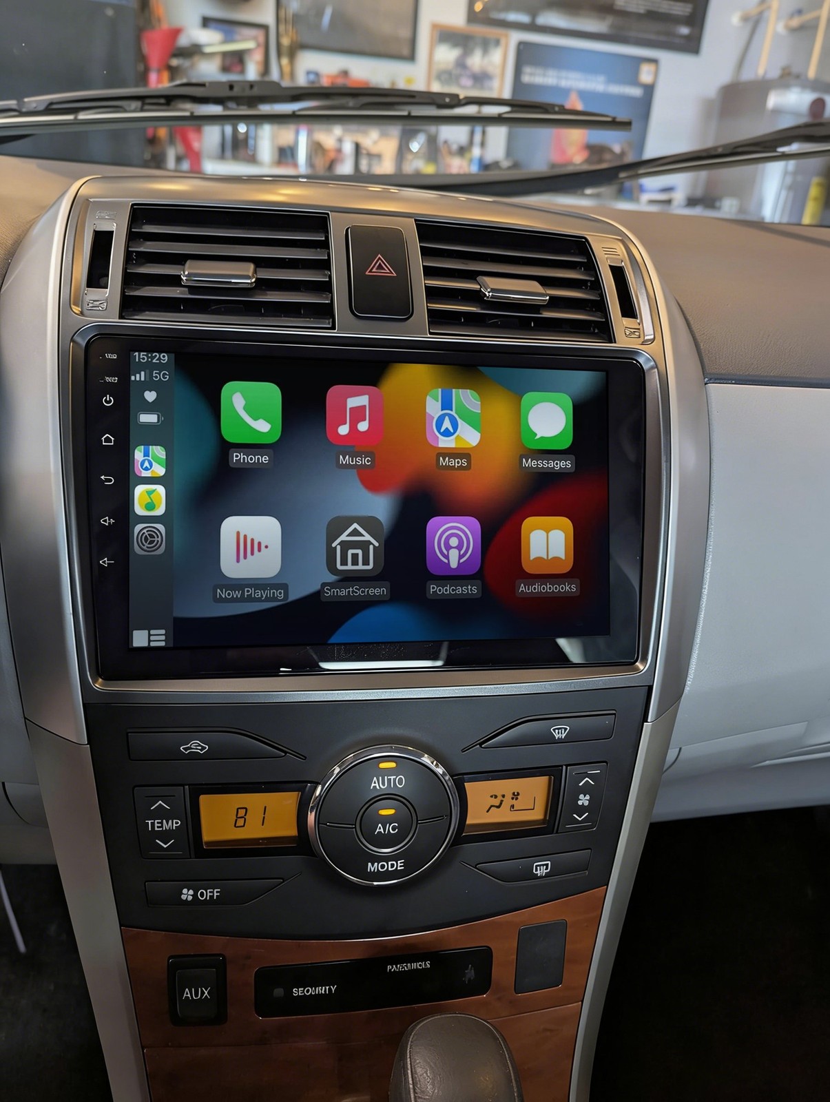 2+64G For Toyota Corolla 2007-2013 Carplay Android15 Car Stereo FM/RDS Navi 9″