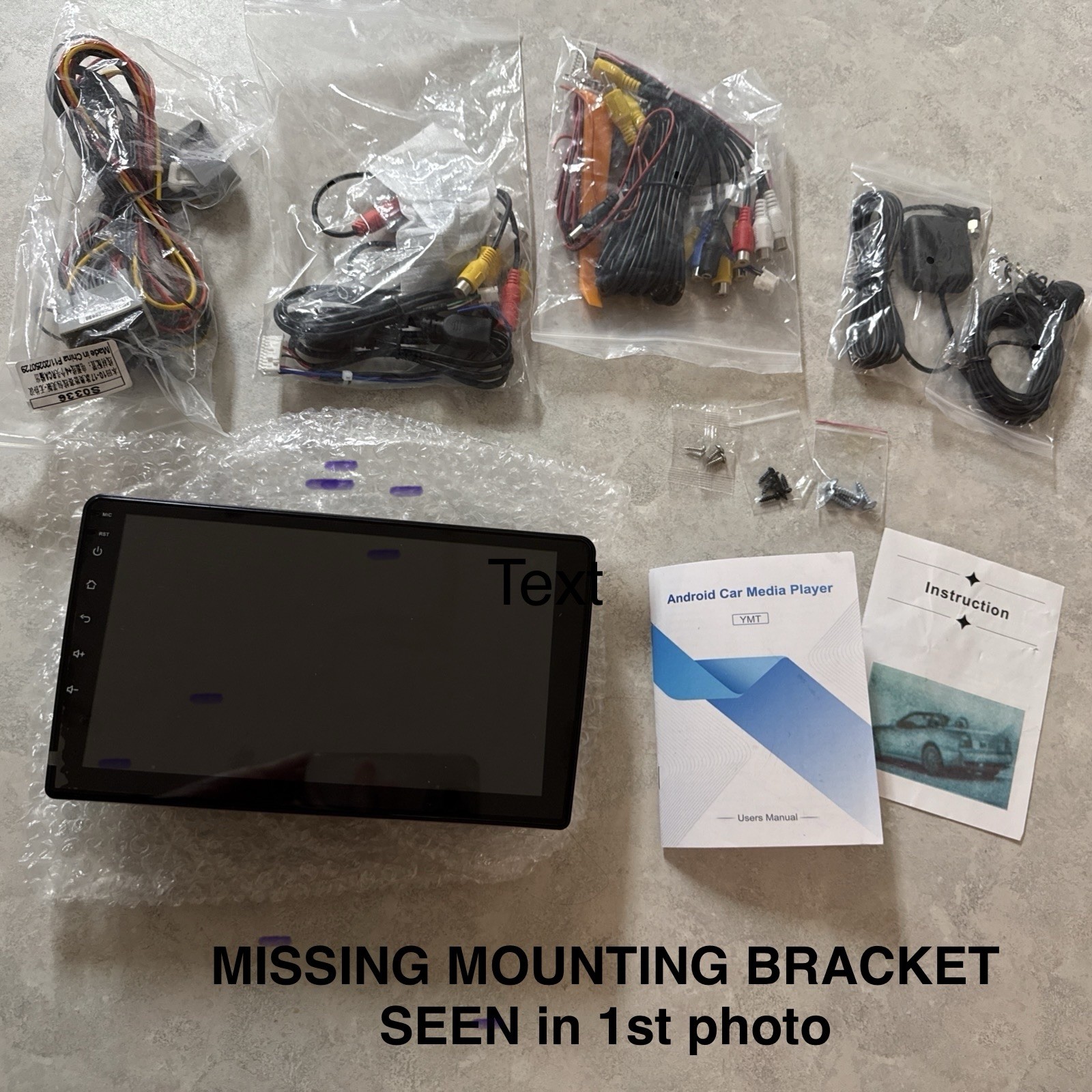 MISSING MT BRACKET 4+64G 9” Android 15 Carplay Stereo for Odyssey EX-L 2010-2017