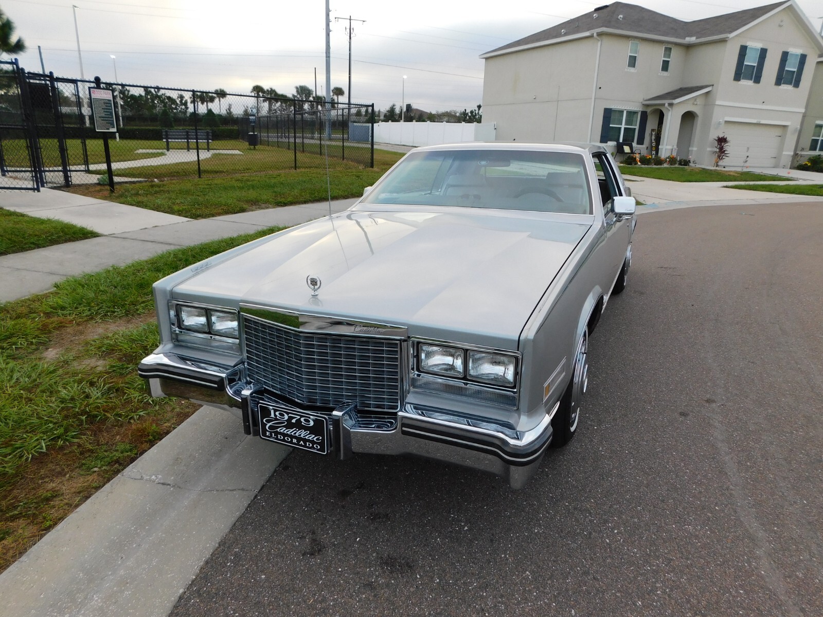 GM 1979 Cadillac Eldorado in Norfolk Grey with Silver leather interior 350 V-8.