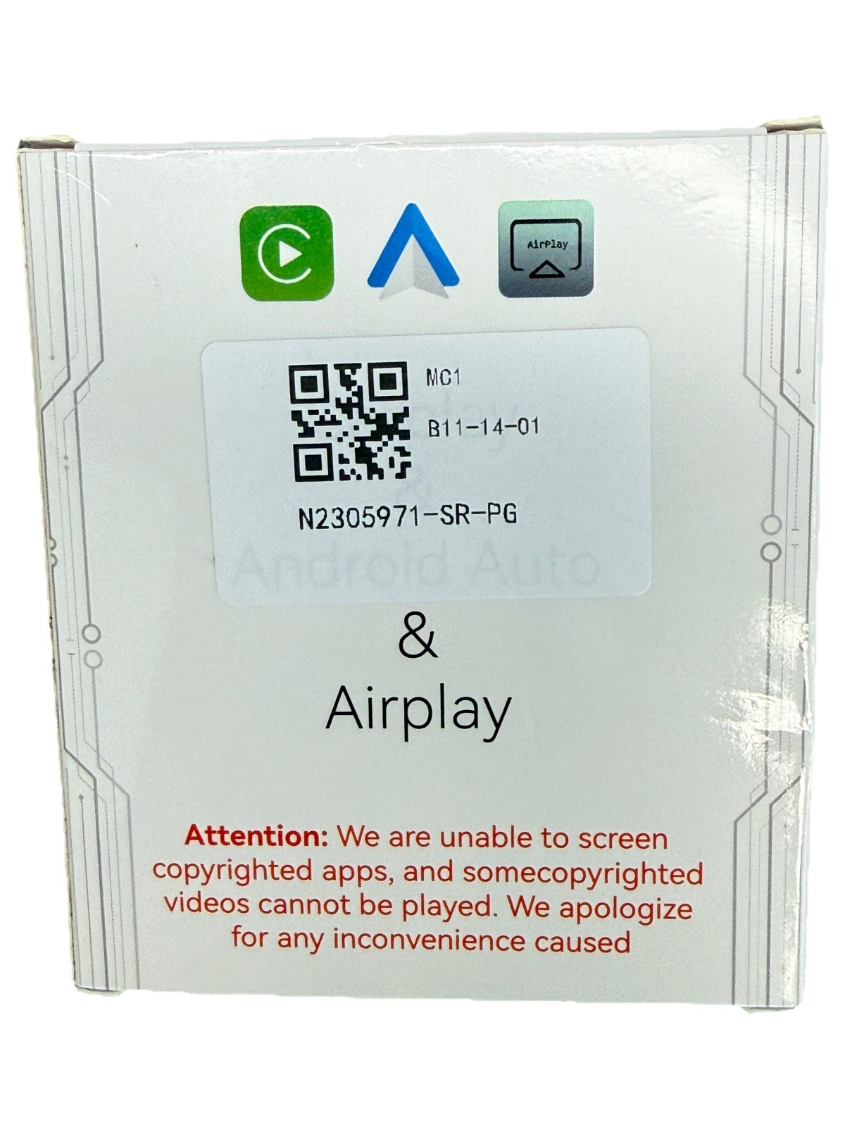 Mini Carplay Adapter 3 IN 1 Wireless Carplay & Android Auto & Airplay link