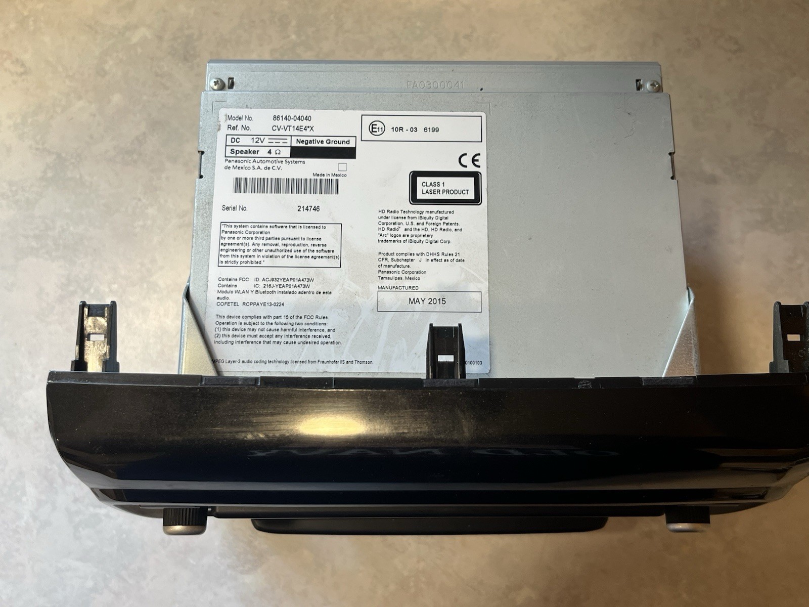 OEM Toyota Tacoma LCD stereo JBL/Panasonic HD and Satellite + CD Player