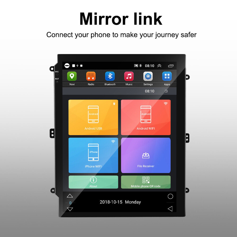 Android 15 Carplay GPS Nav Stereo Radio WIFI RDS BT For 2011-2015 Hyundai Sonata
