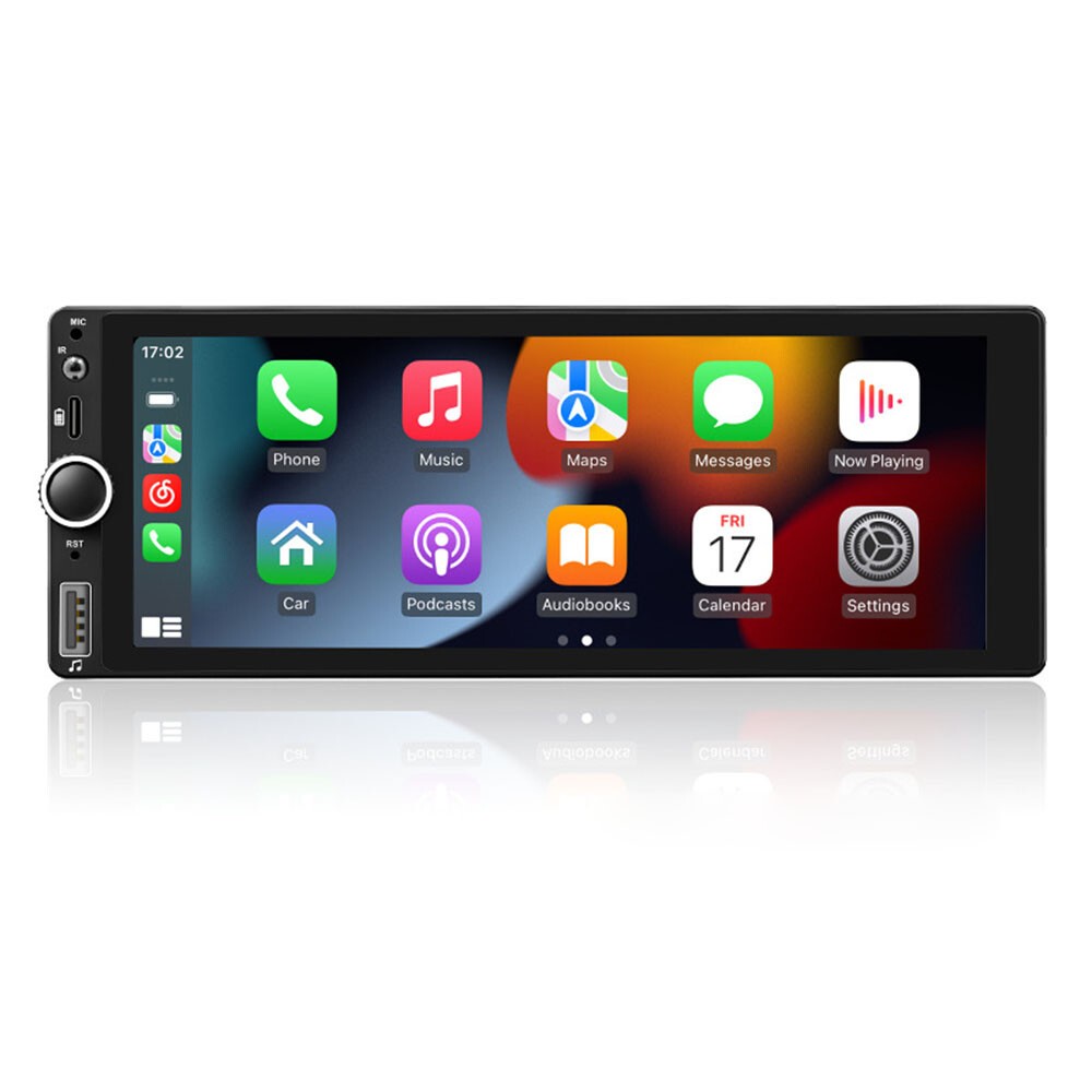 6.86 Inch Car Radio Wireless Carplay 1Din MP5 for Android Auto BT RDS