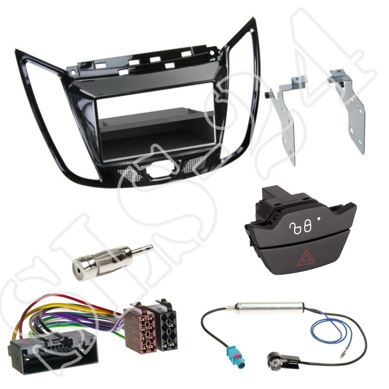 Ampire CPR60 radio DAB + with installation kit for Ford C-MAX (DXA) from 12/2010