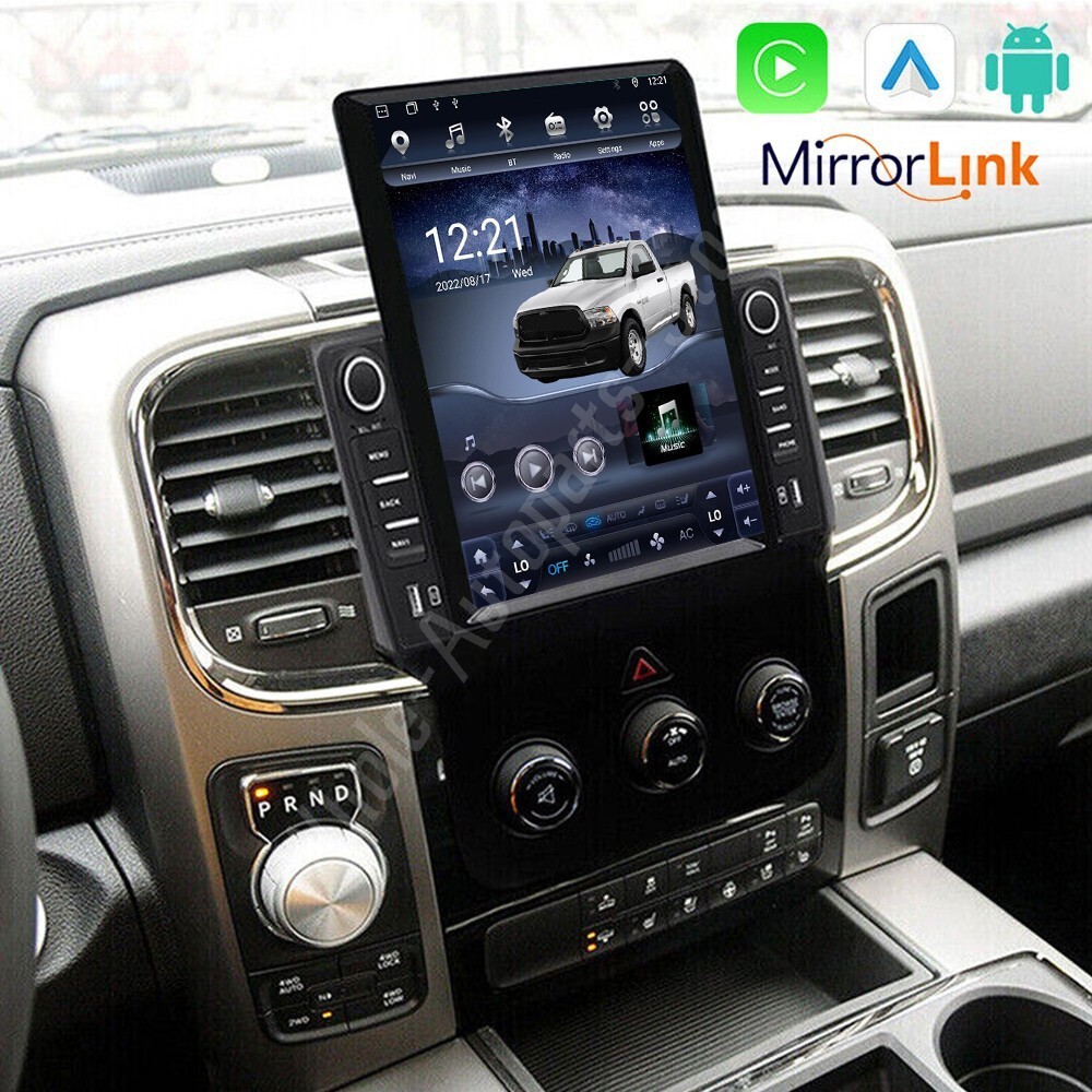 For 2013-2018 Ram Ram 1500/2500/3500 Wired & Wireless CarPlay Auto Navi Radio