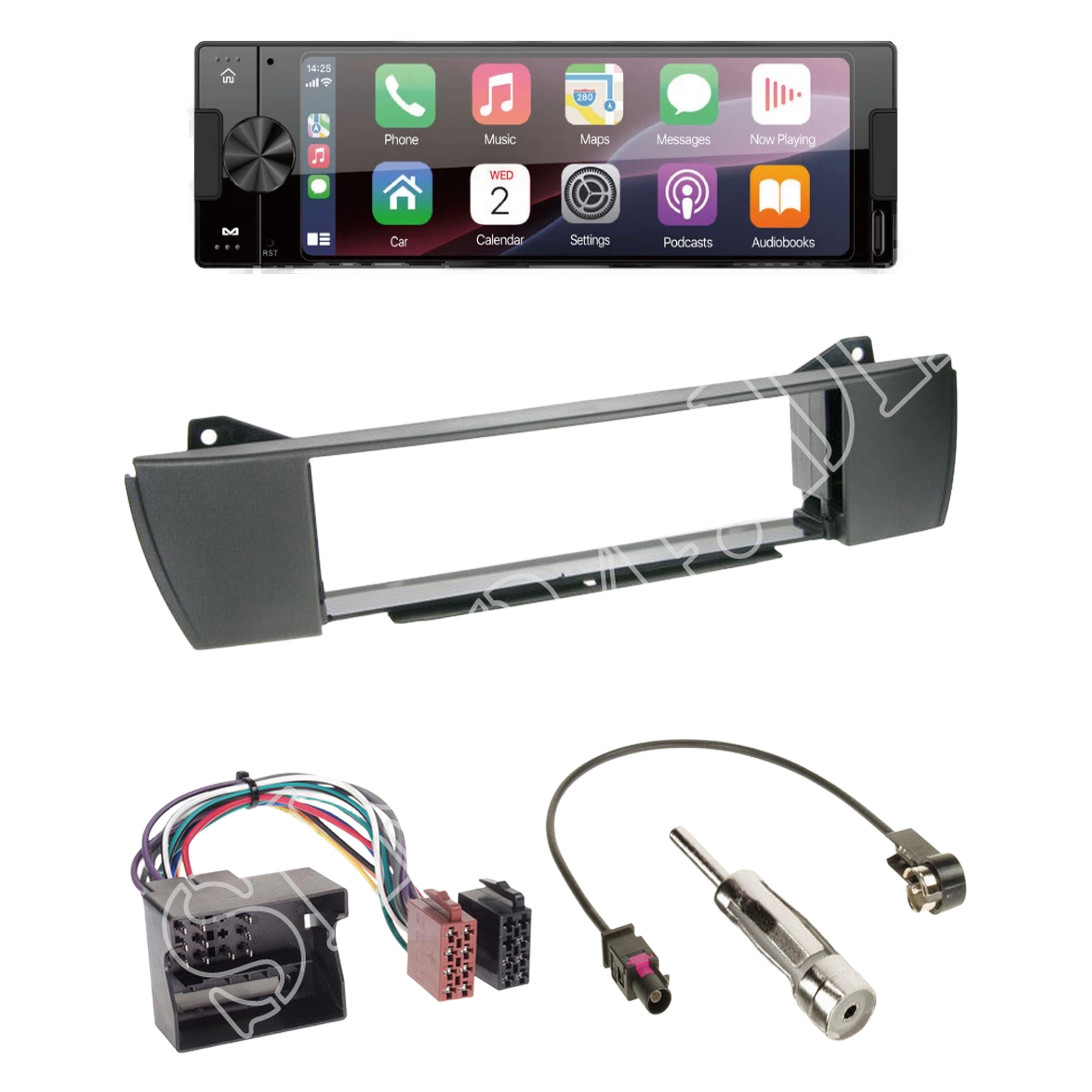 Ampire CPR60 radio DAB + CarPlay with installation kit for BMW Z4 Roadster E85
