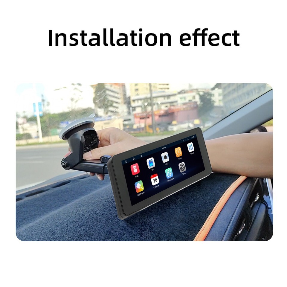 6.86inch Portable Car Stereo Player Wireless Carplay/Android Auto BT Mirror link