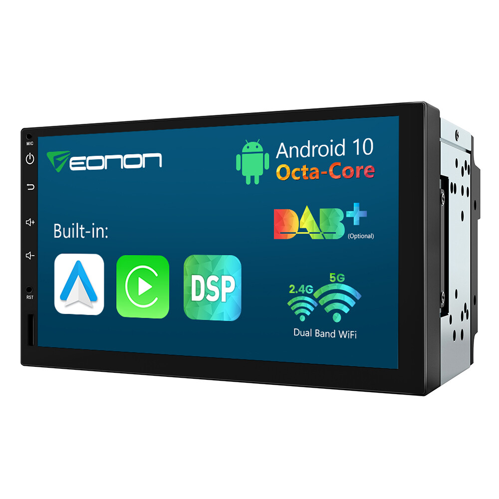 Eonon Q04SE 7″ Car Stereo Radio Double 2 DIN 8-Core Android Auto 10 GPS CarPlay