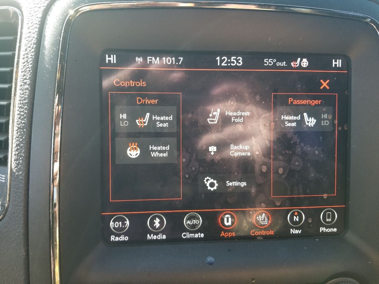 19 2019 DODGE DURANGO GT RADIO AUDIO 8.4” DISPLAY AND RECEIVER 68403078AD