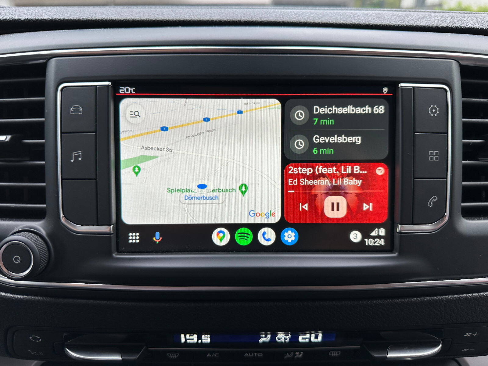 Genuine Apple CarPlay + Android Auto Fiat Scudo (Colour Display Not Available)