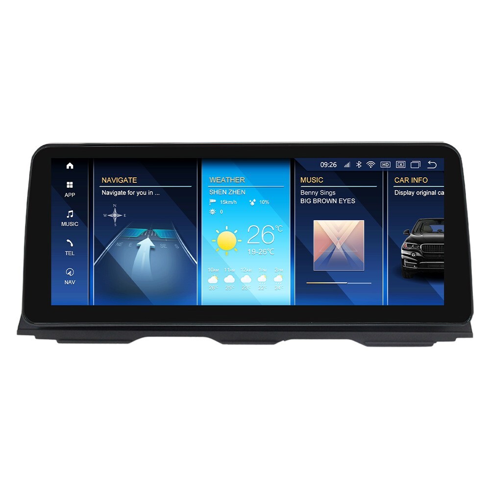 12.3″ Android Apple CarPlay Screen 8 Core 6+64GB BMW 5 series F10 F11 Display