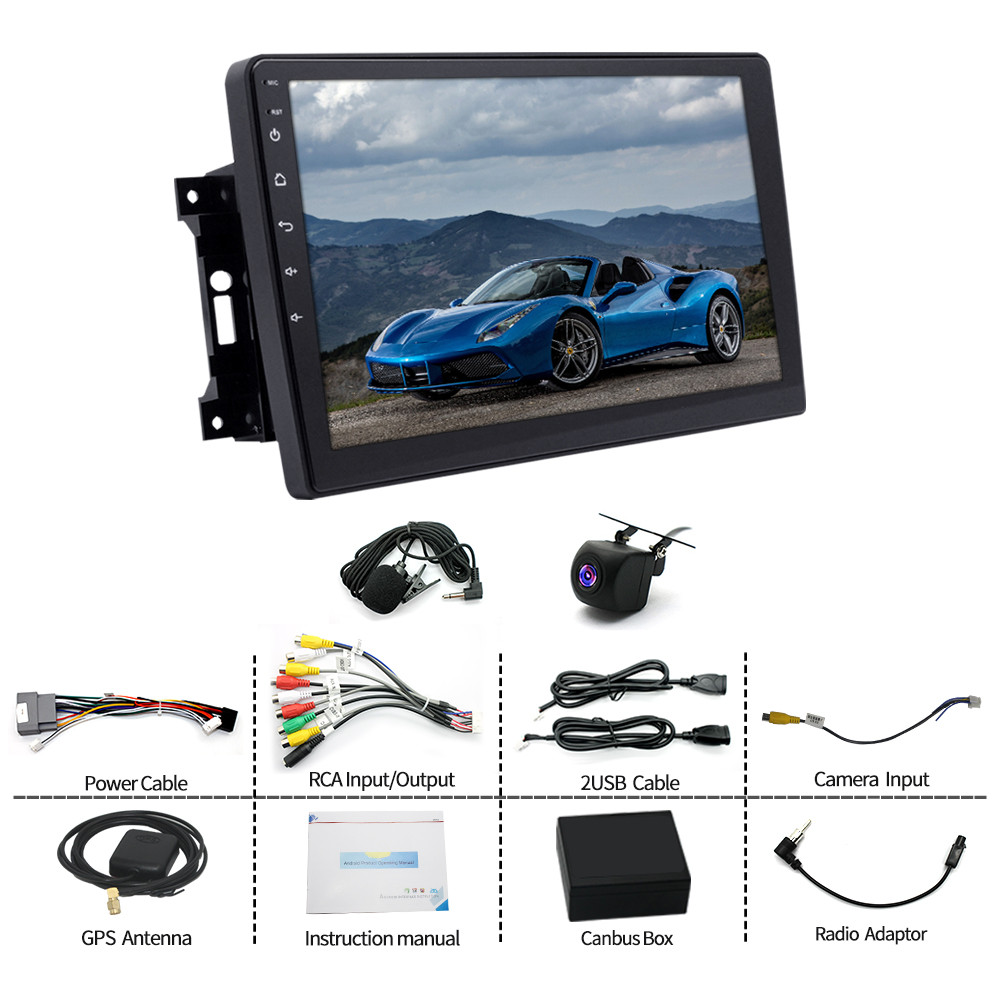 10.1″ For 2008-2012 Chrysler Town & Country Android 15 CarPlay Stereo Radio GPS