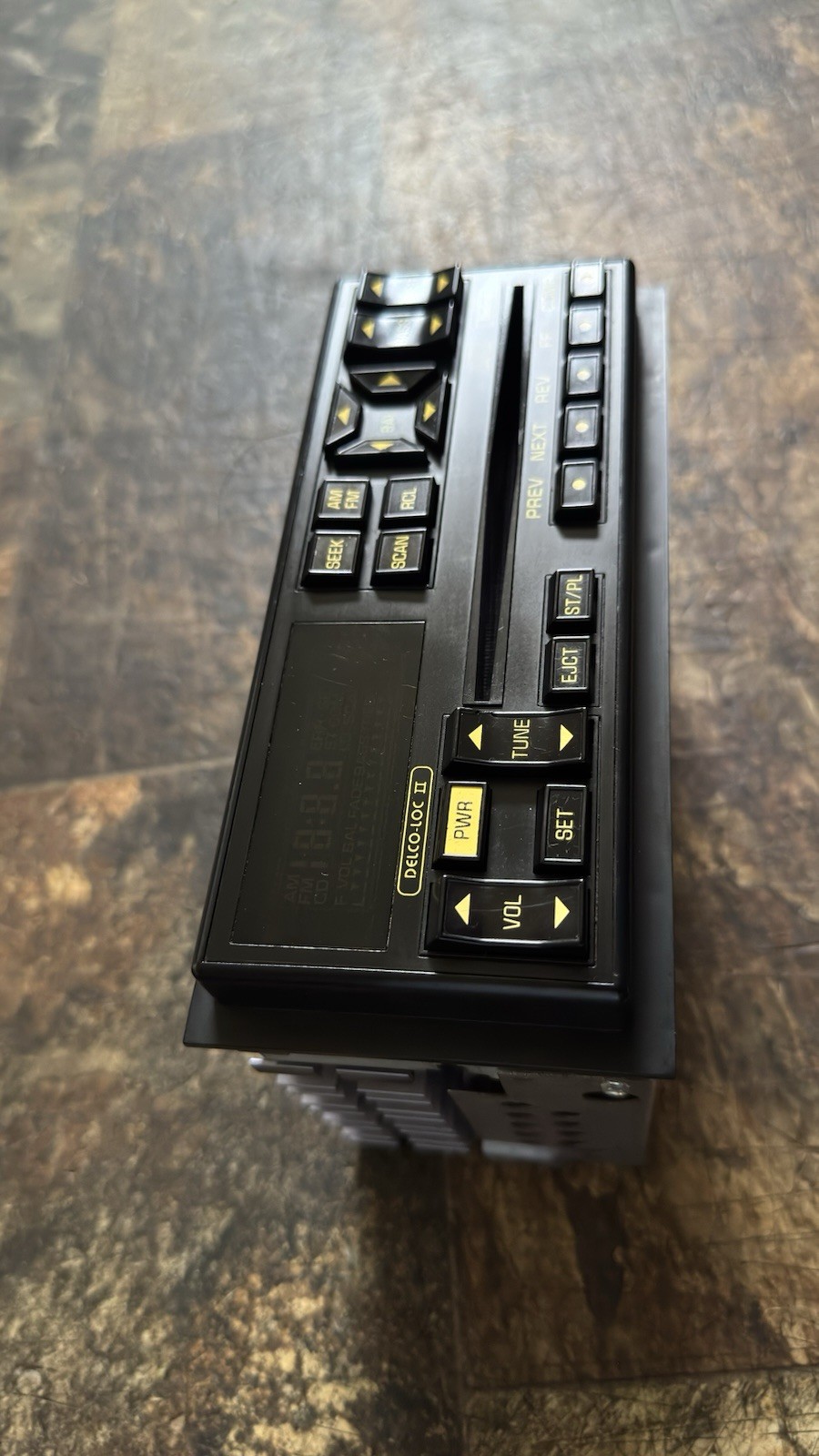 Near Mint 1990-92 Camaro Z28 Yellow Print Lettering Delco Cd Radio Refurbished