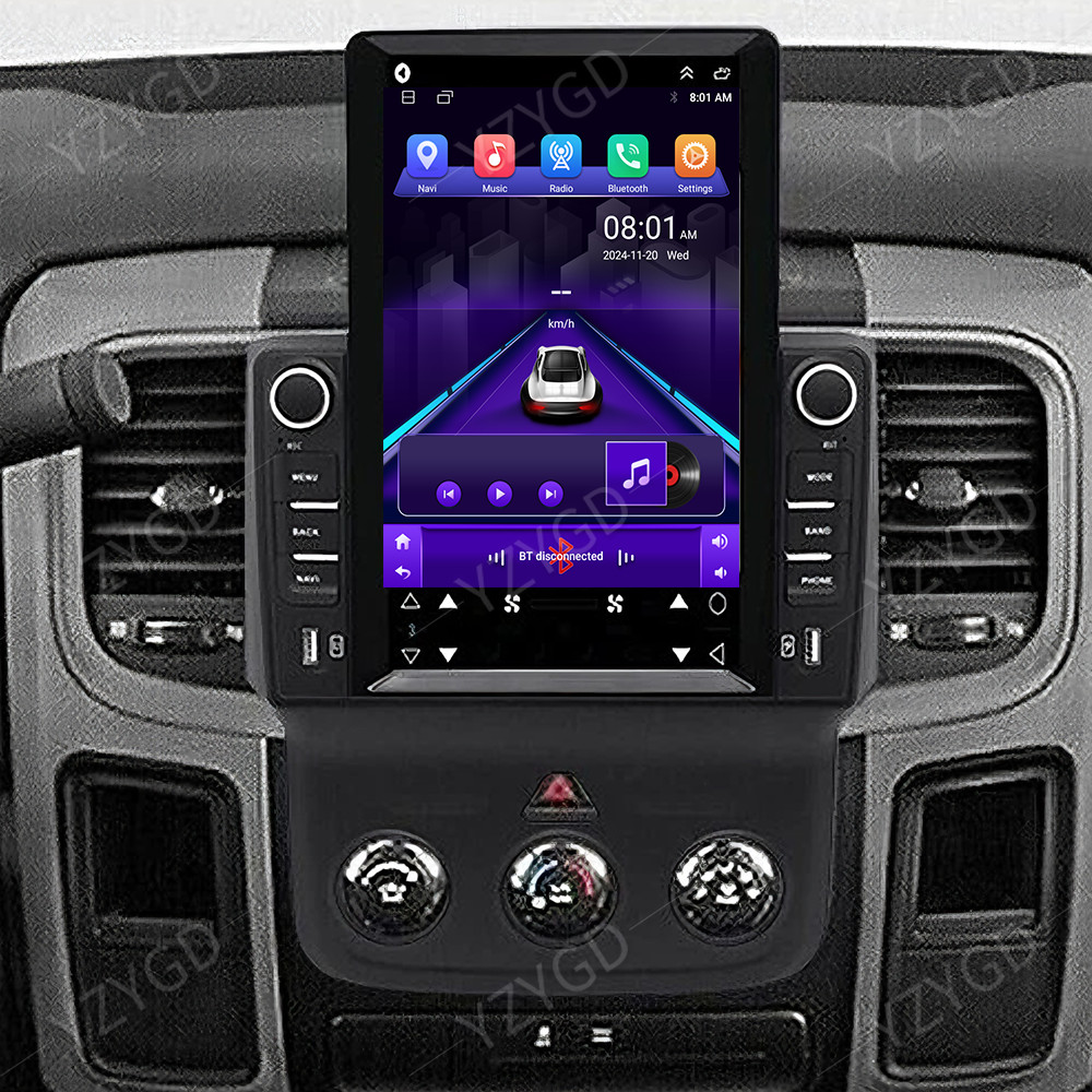 For Dodge Ram 1500 2500 3500 Car Radio Player Screen 2013-2018 Android CarPlay