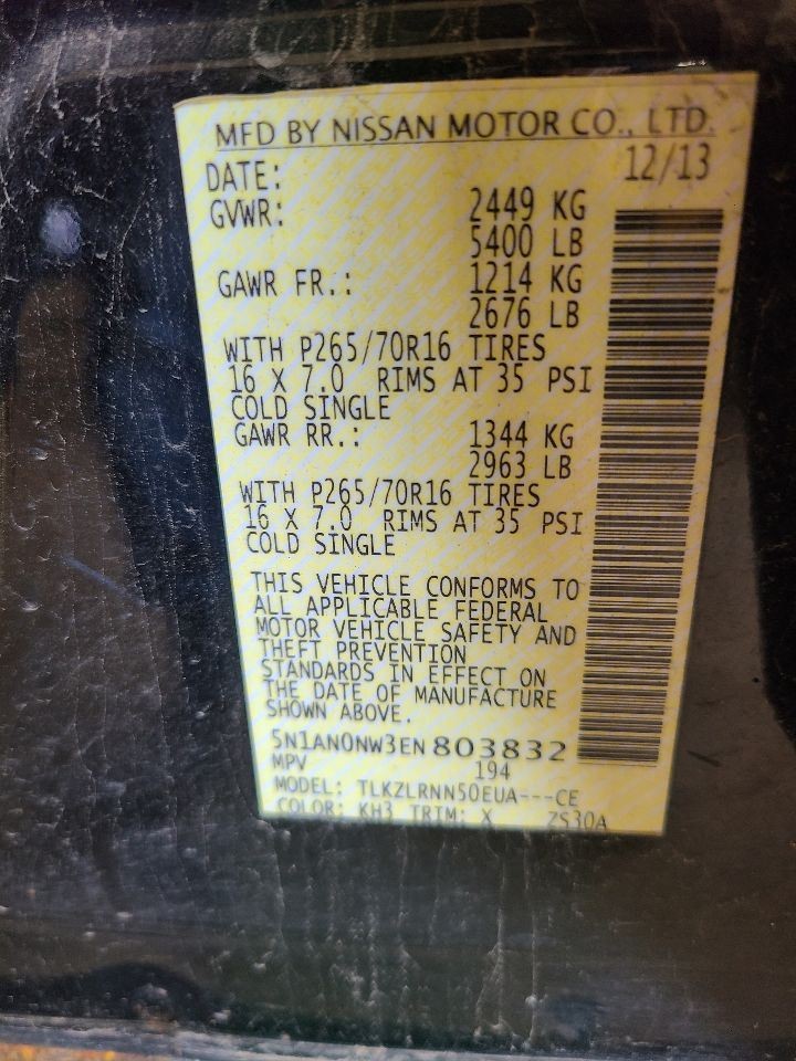 Audio Equipment Radio Receiver Am-fm-stereo-cd Fits 13-14 FRONTIER 670868