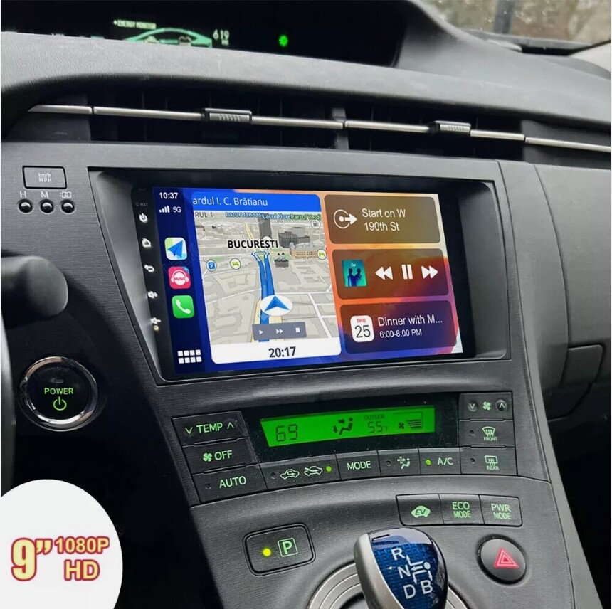 For 2010-2013 Toyota Prius Car Radio JBL Stereo GPS Navi Wifi Apple Carplay DSP