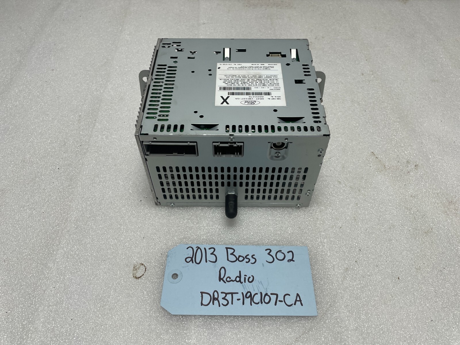 13 FORD MUSTANG 5.0 BOSS 302 OEM RADIO STEREO HEAD UNIT ONLY 2K! DR3T-19C107-CA