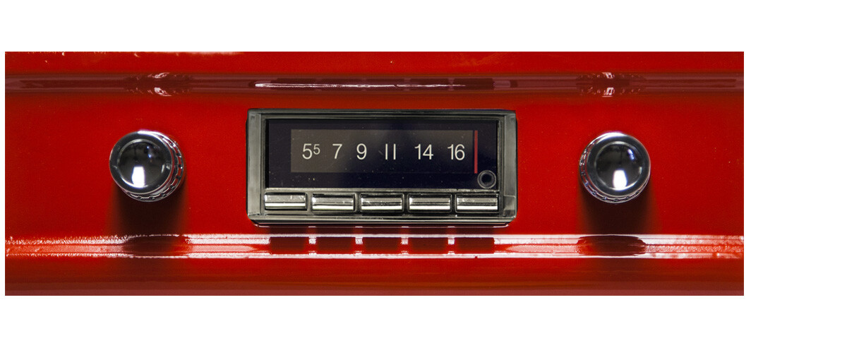 1960-1963 Chevy C10 Truck Reproduction Radio w/ Bluetooth USB Aux AM/FM USA740