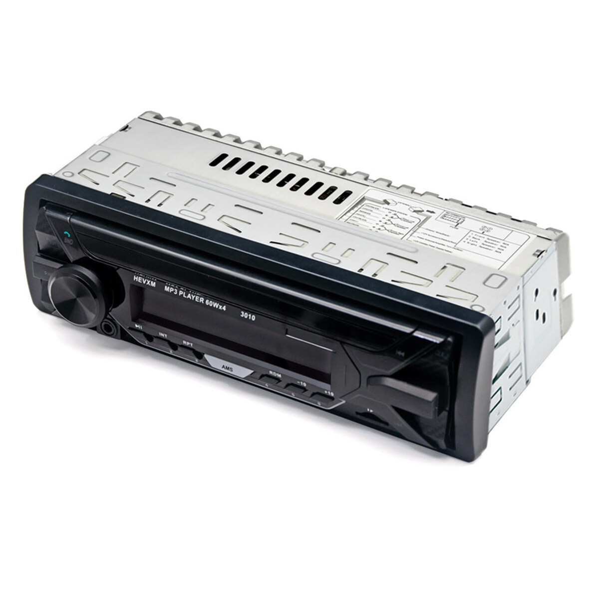 Single DIN Car MP3 Player Radio Stereo Audio Bluetooth FM USB TF Card AUX Input