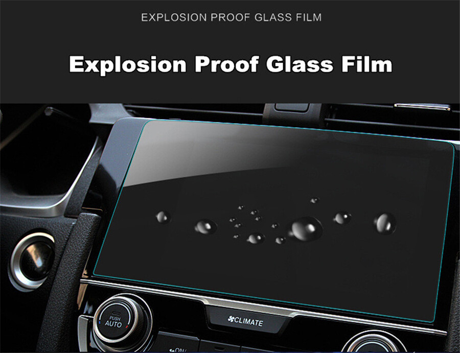 Tempered Glass Screen Protector Film Car Stickers For 10.1 Inch GPS Navigation