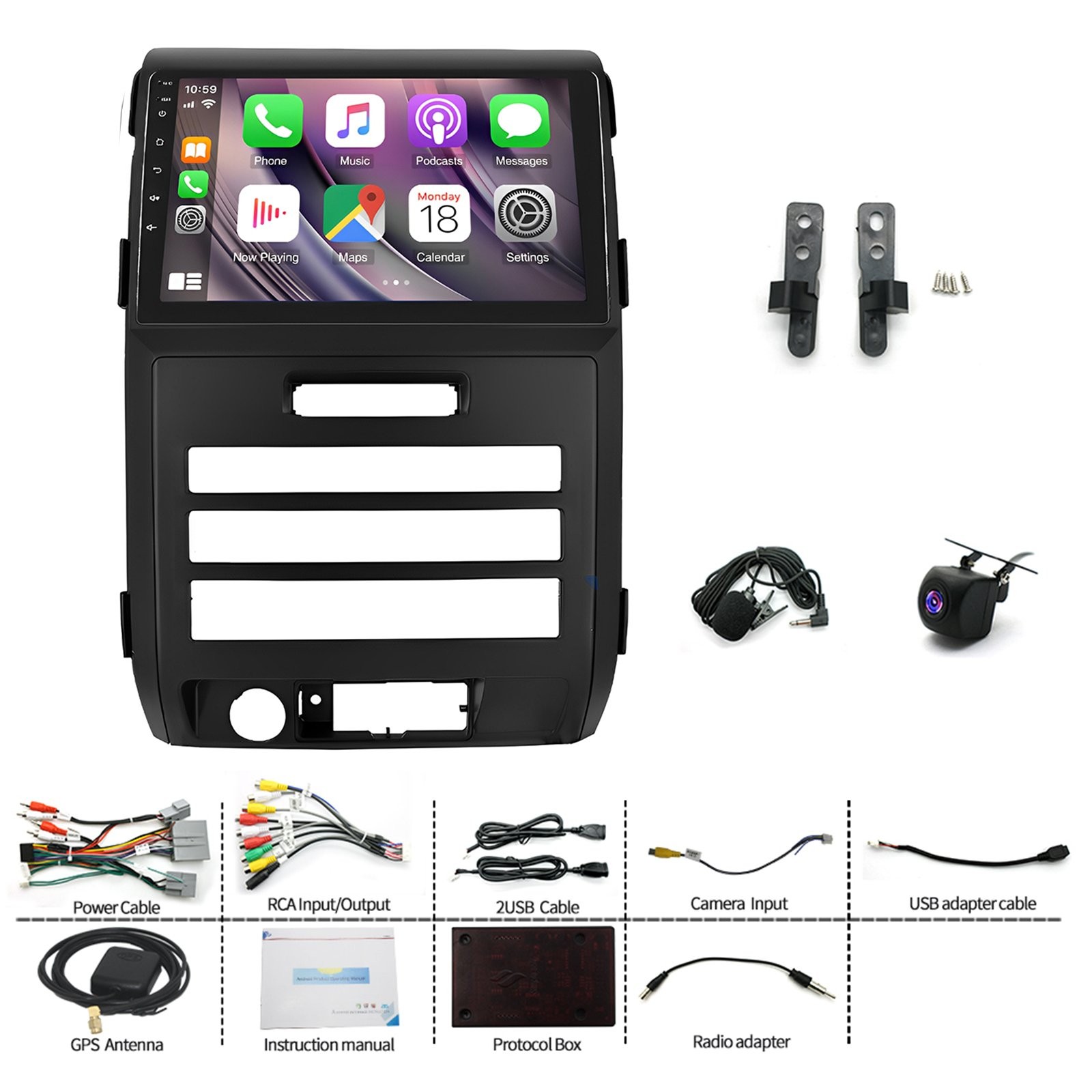 For Ford F150 F-150 2009-2014 32GB Carplay Android 15 Car Stereo Radio GPS WIFI