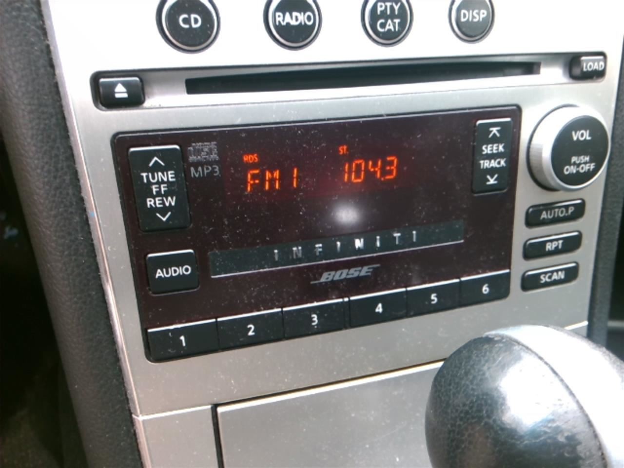 Audio Equipment Radio Receiver 2 Door Fits 06-07 INFINITI G35 843549