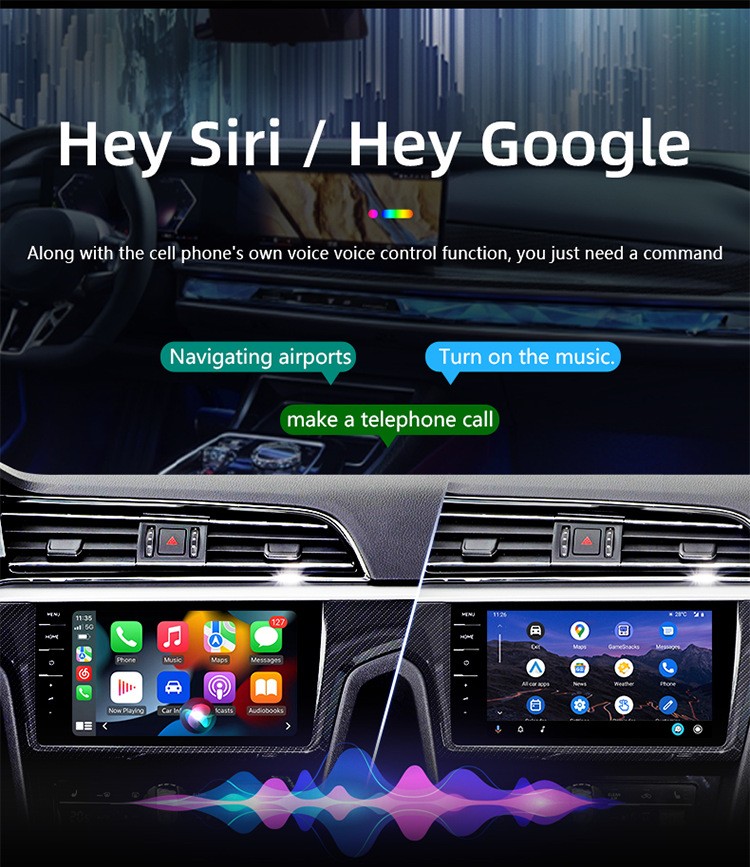 Mini Wireless CarPlay Adapter For Android Auto &Apple USB Car Dongle Connect Box