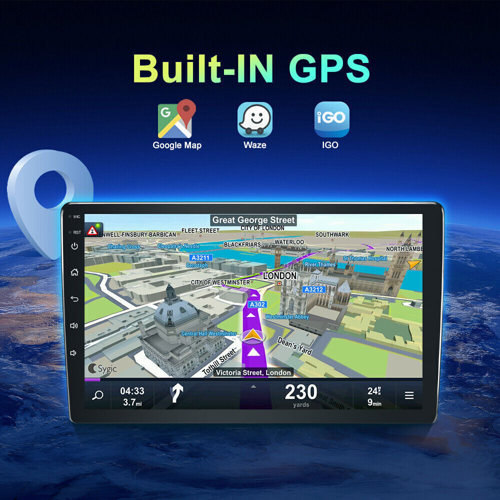 10.1″ For GMC Sierra 1500 2008-2013 Android 12.0 Apple Carplay Stereo Radio GPS