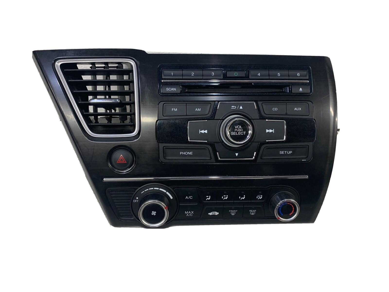 2013-2015 Honda Civic 4DR SED LX HF Radio Stereo NON-NAV ID: 2XC3 HVAC Player Oe