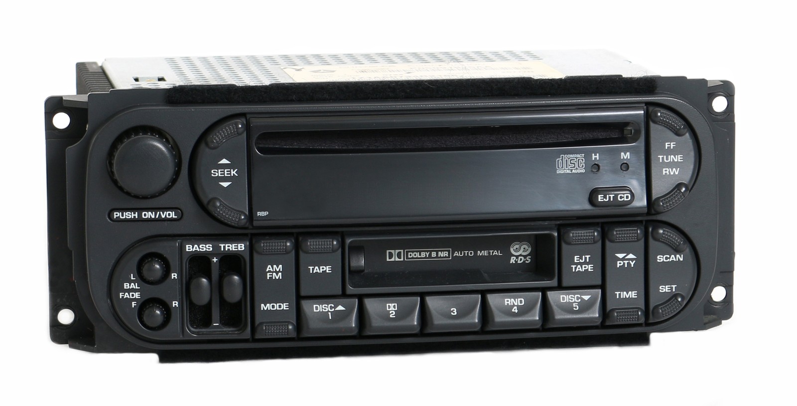 Jeep Chrysler Dodge 2002-2006 AM FM CD Cassette Player Radio – P05091525AA RBP