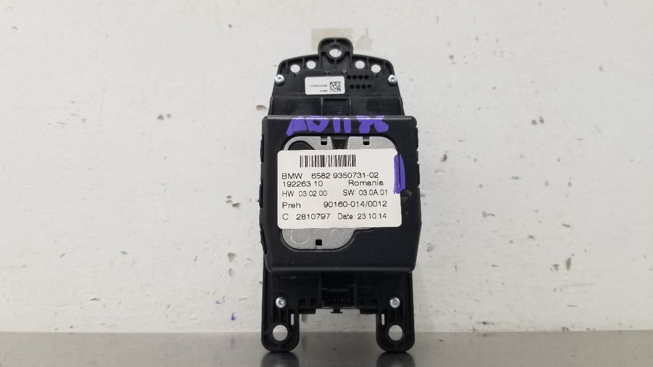 15 BMW M6 F06 RADIO AUDIO CONTROL PANEL 65829350731