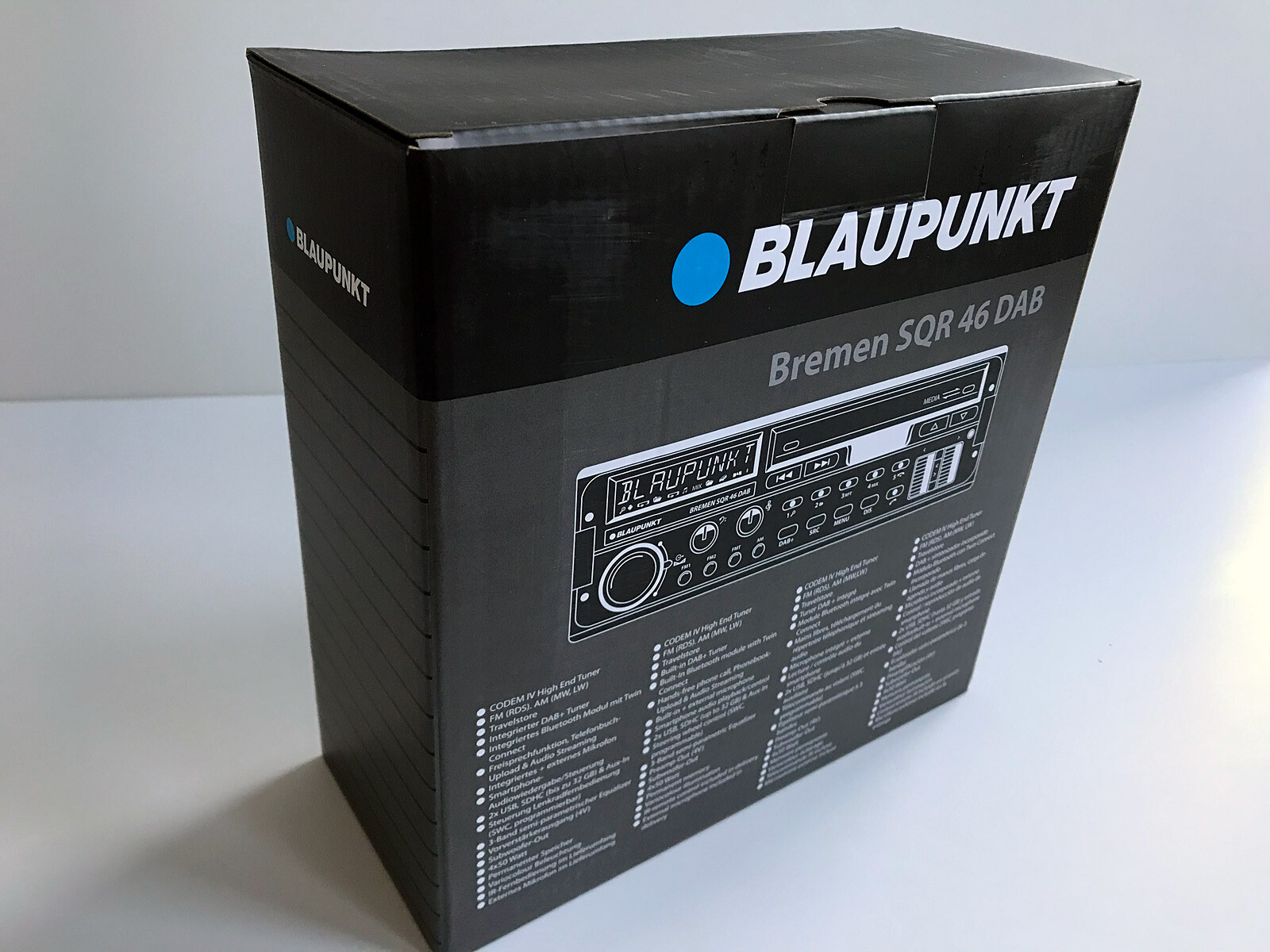 Retro car stereo radio Blaupunkt Bremen SQR 46 DAB Bluetooth USB MP3 AUX OEM