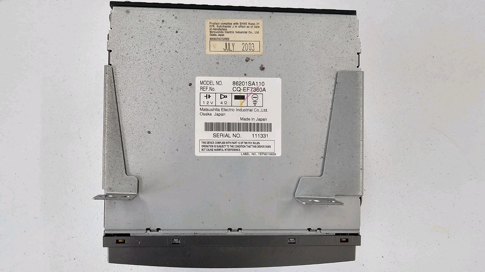 2004 2005 2006 Subaru Forester OEM Stereo AM FM Radio 6Disc CD Player 86201SA110