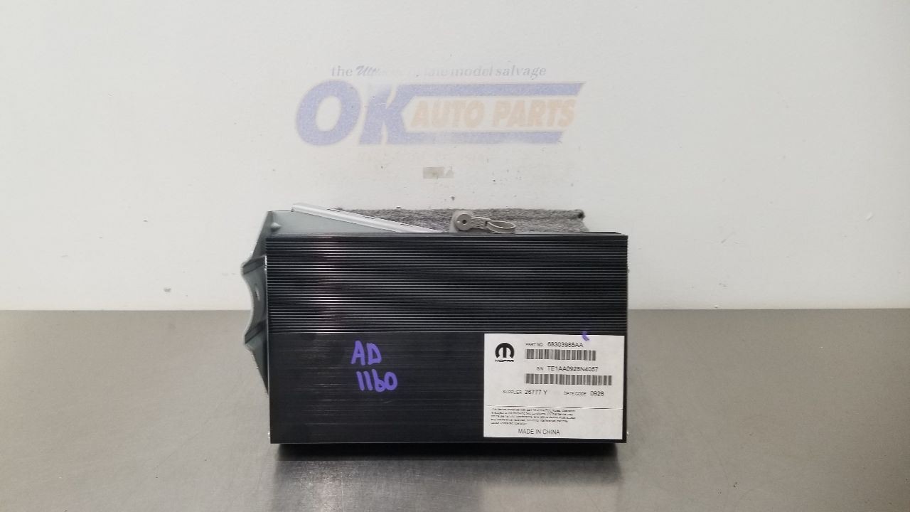 18 DODGE RAM 2500 MEGA CAB RADIO AUDIO AMPLIFIER 68303985AA