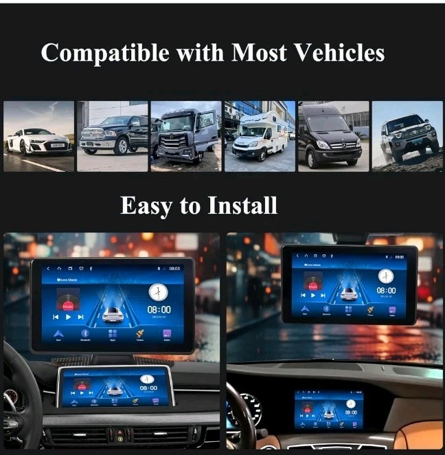 Wireless Apple CarPlay & Android Auto, 7-inch IPS Touchscreen Wireless A-pple Ca