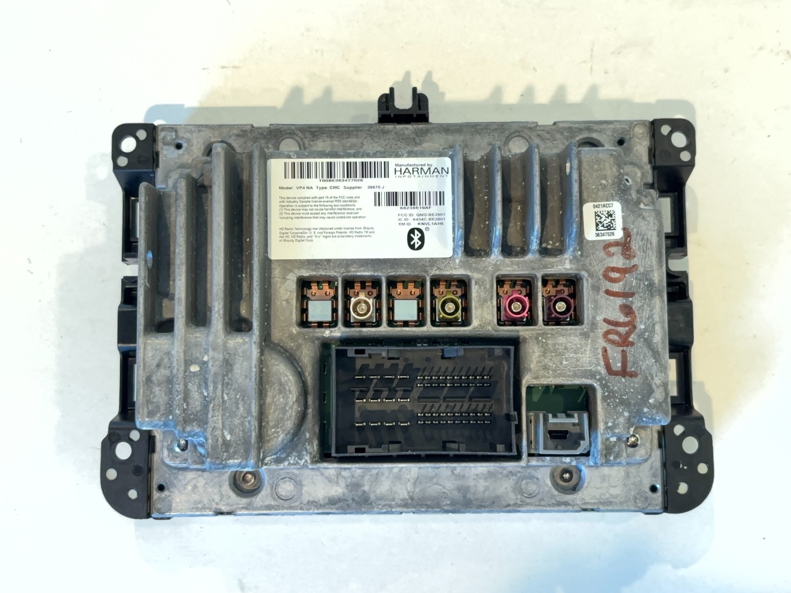 UConnect Radio 8.4″ VP4 3C Nav Display and Receiver 2016 Ram 1500 68238619AF
