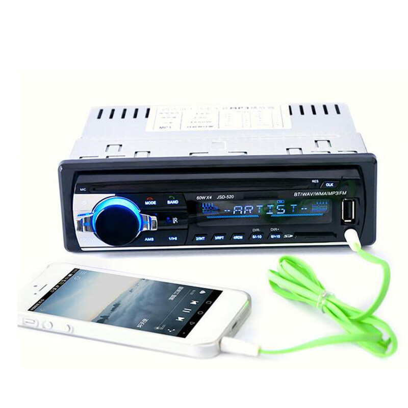 Bluetooth Car Radio Stereo MP3 Player In-Dash Audio Receiver Aux-In SD USB FM