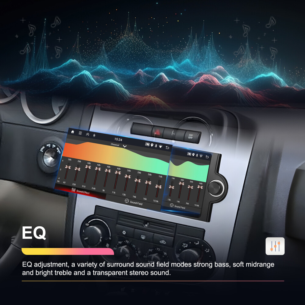 For 2006-2008 Dodge RAM 1500 2500 3500 Android 15 CarPlay Car Stereo Radio GPS