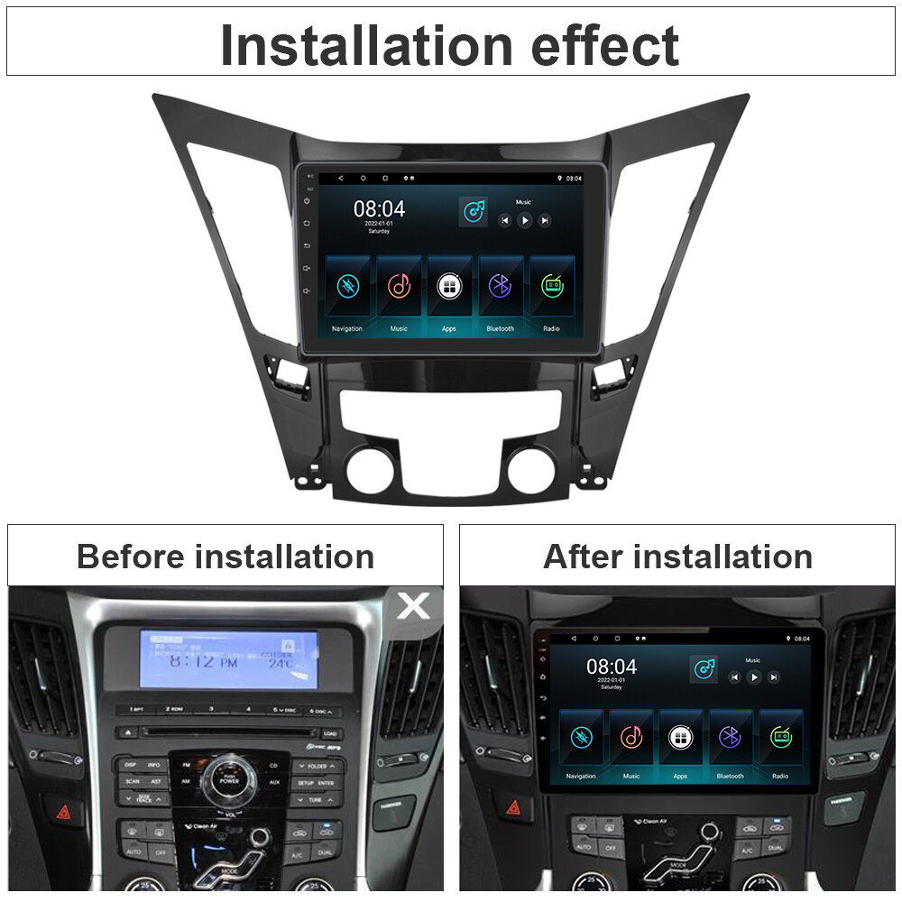 Car Stereo Radio Android 15 GPS Navi Wifi FM BT For 2011-2015 Hyundai Sonata 64G