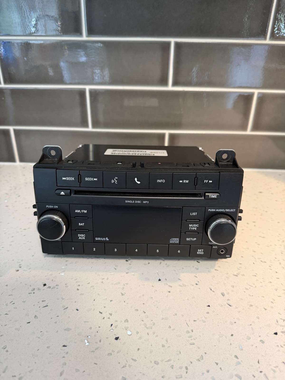 2007-2014 Dodge Chrysler Jeep Wrangler OEM Radio Stereo CD AUX AM FM P68021161AD