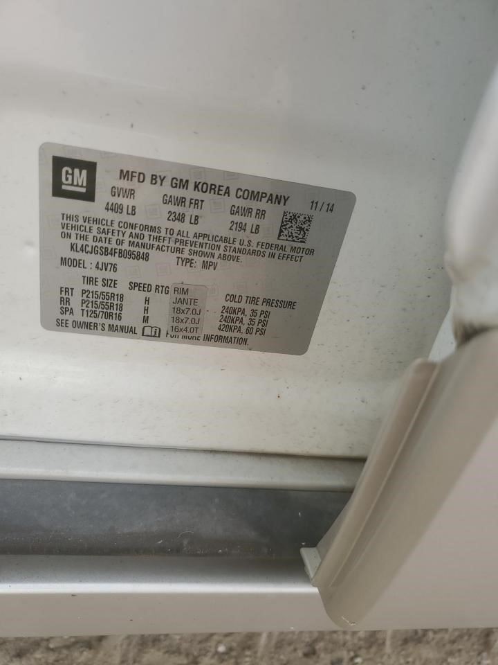 2013 – 2016 Buick Encore Audio Equipment Radio Control Panel Opt Uhq