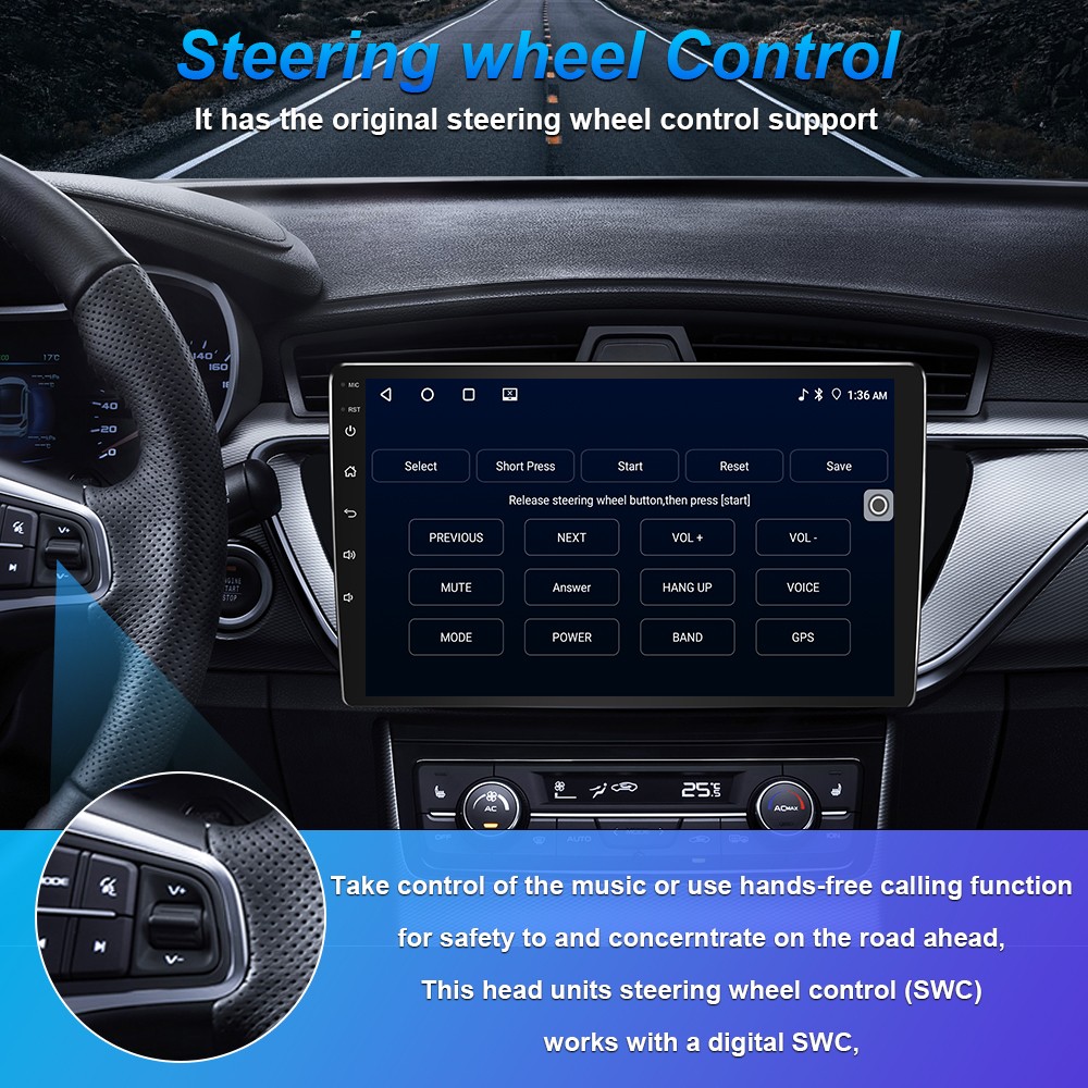 For Toyota Camry Multimedia Android 2006-2011 CarPlay Stereo Car Radio GPS Navi