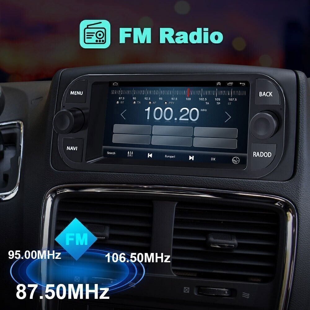 For 2002-2005 Dodge Ram Carplay Car Radio Stereo Android 13 GPS Navi 6.86 inch