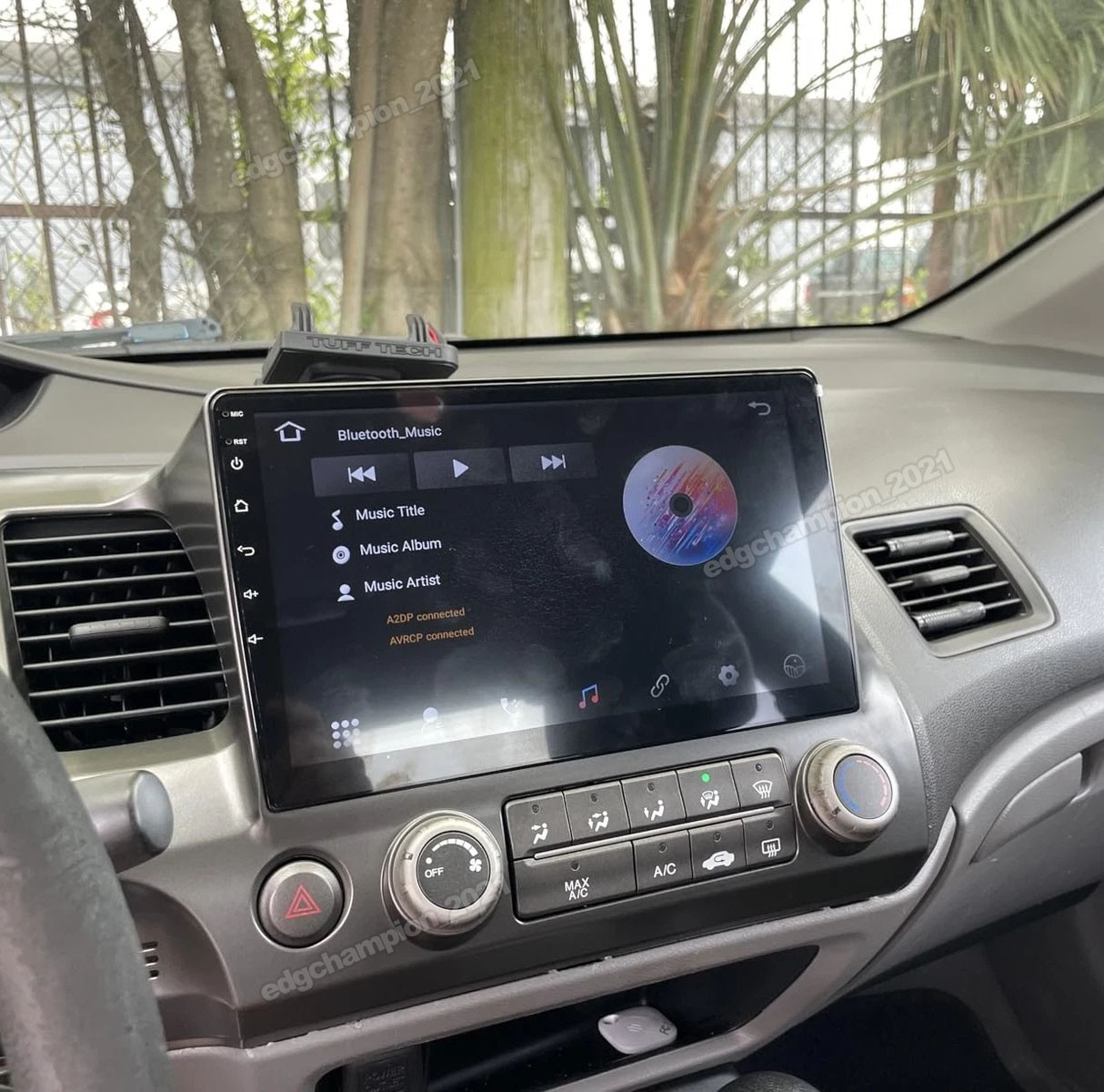 Apple Carplay Car Stereo Radio For Honda Civic 2006-2011 Android 15 GPS Navi BT