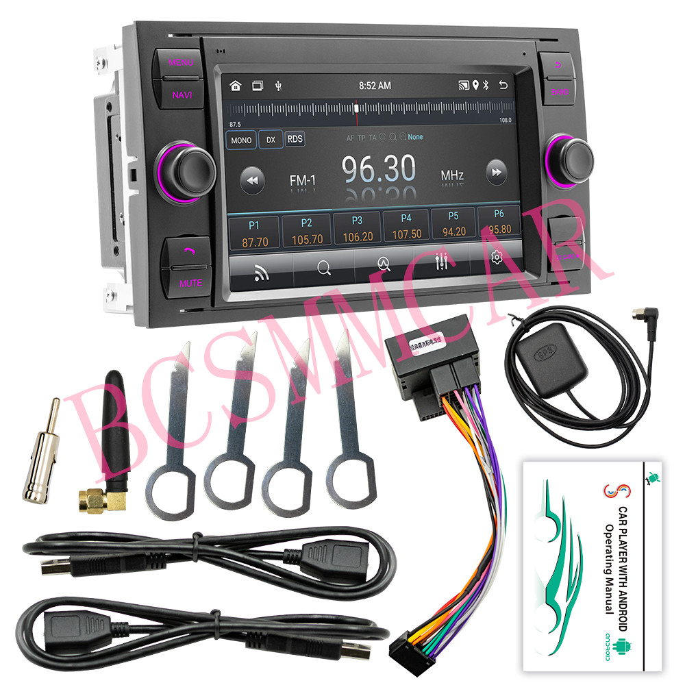 Fit For Ford Transit 2007-2024 Car Radio Stereo 7in Android 12 GPS WIFI Player