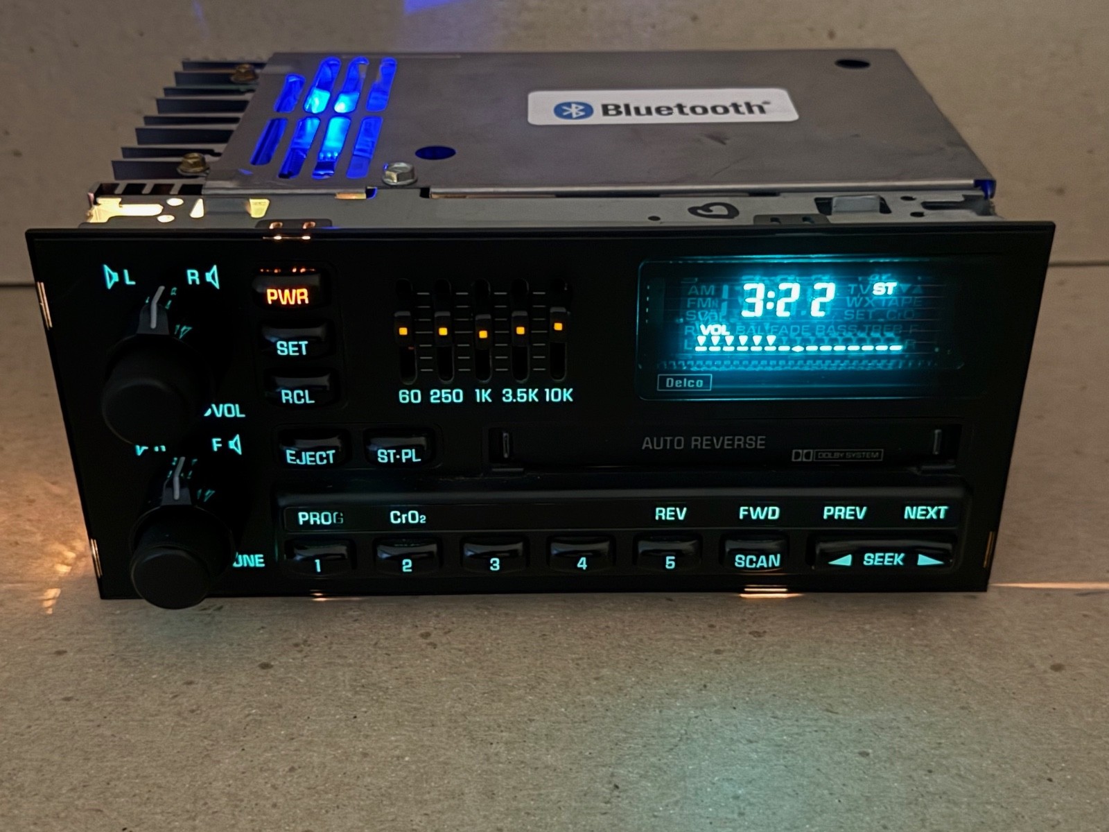 GM 5EQ Cassette RADIO HIGH OUTPUT BLUETOOTH 84 85 86 87 BUICK GRAND NATIONAL GNX